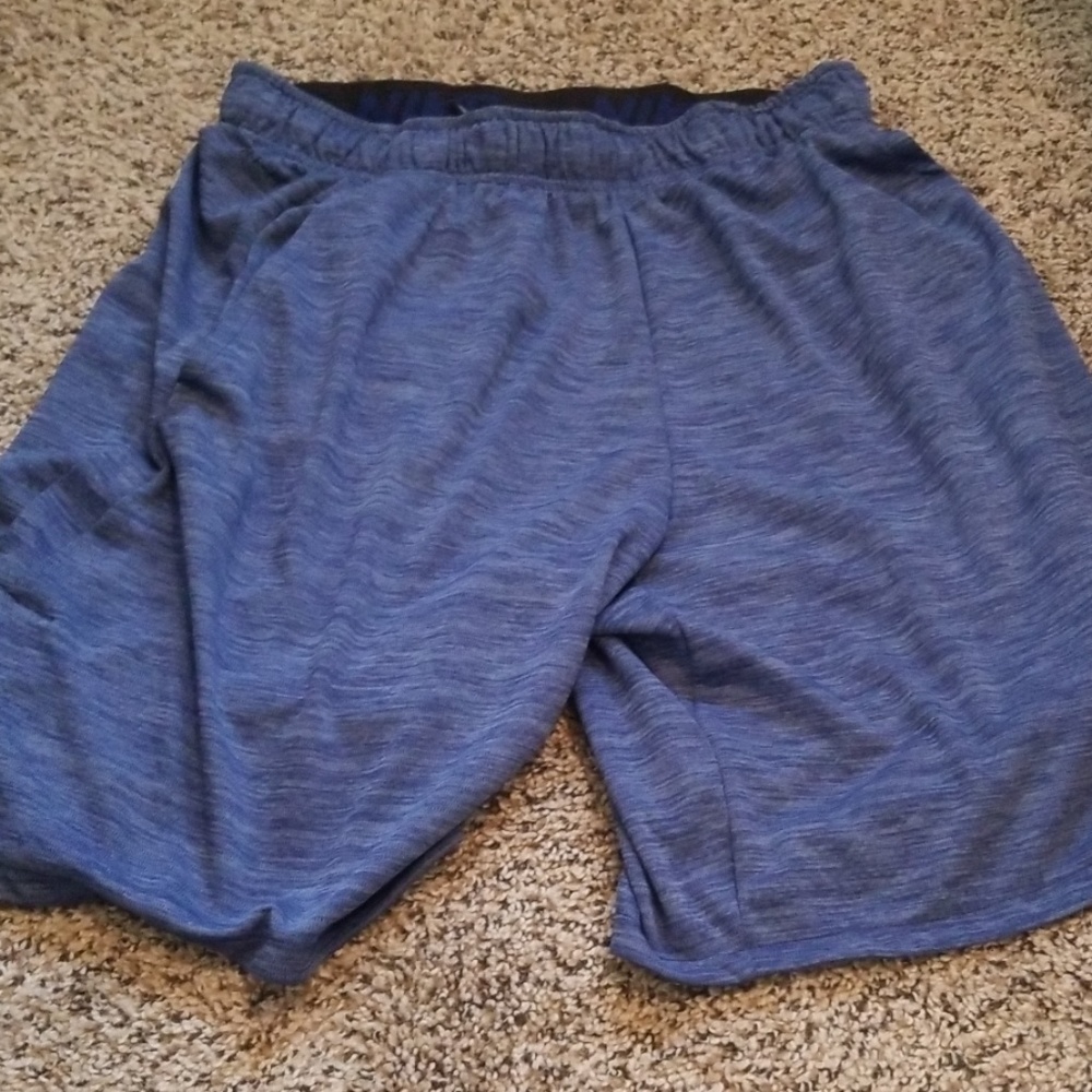 Nike Dri-Fit Athletic Shorts Blue Mens Size Medium